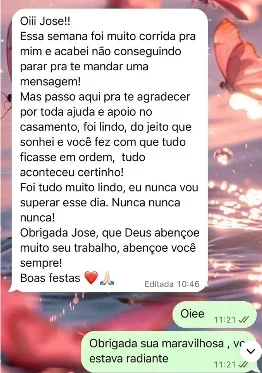 Depoimento real de cliente sobre o trabalho de Joseane — 3