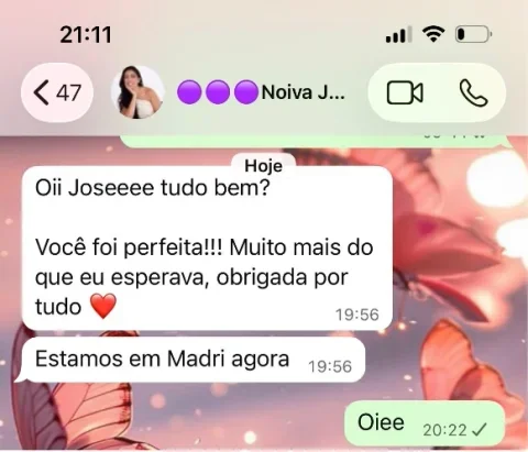 Depoimento real de cliente sobre o trabalho de Joseane — 4